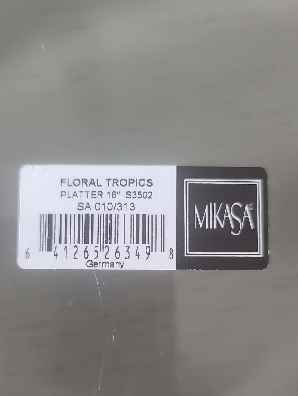 Mikasa Floral Tropics 16 Inch Serving Platter. - Picture 6 of 6